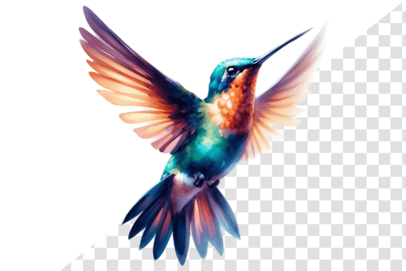 Download Hummingbird Art Watercolors Clipart - Premium Resources