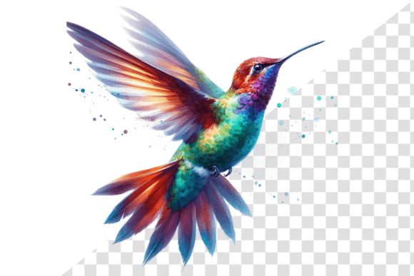 Download Hummingbird Art Watercolors Clipart - Premium Resources