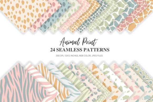 Download Neutral Animal Print Seamless Background - Neutral Collection