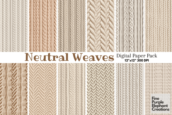 Download Neutral Knit Fabric Texture Sublimation - Neutral Collection