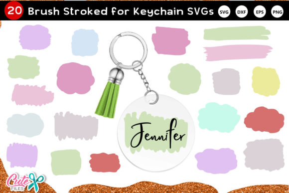 Download Paint Brush Stroke Keychain Bundle - Brush Collection