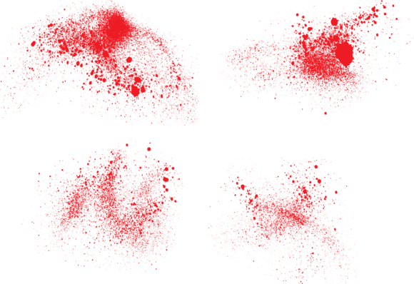 Download Ink Smear Red Blood Brush Stroke Vector - Brush Collection