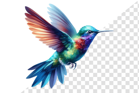 Download Hummingbird Art Watercolors Clipart - Premium Resources