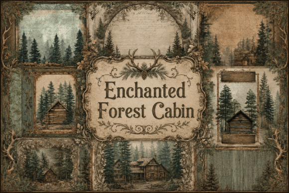 Download Enchanted Forest Cabin - Enchanted forest Collection
