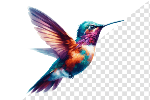 Download Hummingbird Art Watercolors Clipart - Premium Resources